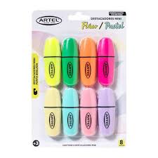 DESTACADOR MINI X 4 UNID BESTDI RM 15591