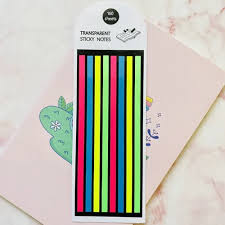 NOTAS ADHESIVAS DESTACADOR TIRAS DE COLORES 5X140MM 118011