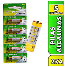 PILA CONTROLREMOTO X 1 UNID. 27A SOBRE POWER VERDE DING LI 320521