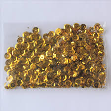 LENTEJUELA REDONDA DORADA BALSA 15 GRS 6 MM DREAM DIY 202281