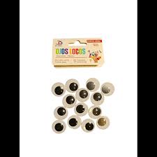 OJOS LOCOS 14 UNID STIKERS DINGLI 209651
