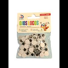 OJOS LOCOS 24 UNID STIKERS DINGLI 203841
