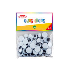 OJOS LOCOS 27 UNID STIKERS DINGLI 203831