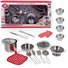 SET COCINA METALICO NIÑOS KITCHEN EN CAJA SMOKE 555581