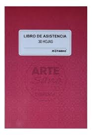LIBRO ASISTENCIA 30 HJS TAPA BLANDA MOTARRO 2513382
