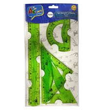 REGLA SET 3 DE 20CM FLEXIBLES DING LI 119711