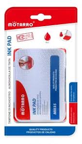 TAMPON ALMOHADILLA PARA TIMBRE ROJO MOTARRO MI035-31