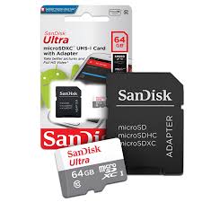 TARJETA MEMORIA 64 GB MICRO SD + ADAPTADOR IRM 10334  1033461