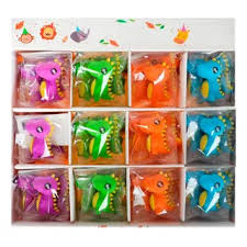 GOMA DE BORRAR DINOSAURIO EN BOLSA 9100071