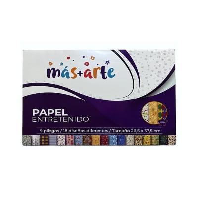 CARPETA DE PAPEL ENTRETENIDO MAS+ARTE 810651