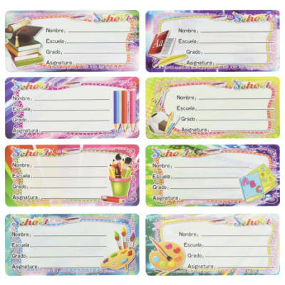 ADHESIVO CUADERNOS X 10 HOJAS C-50721