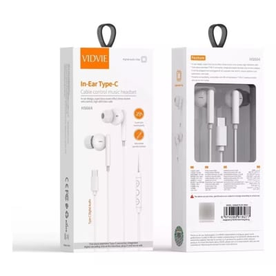 AUDIFONO TIPO C CABLE Y VOLUMEN VIDVIE HS664 IRM116781