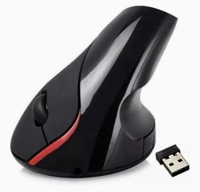 MOUSE VERTICAL INALAMBRICO RECARGABLE NEGROP WEIBO WB-8811