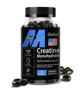 Creatina Monohydrate 30 Capsulas 3000mg Sabor Sin Sabor1