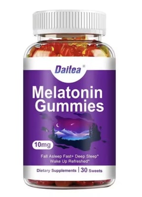 MELATONINA 30 GOMITAS 10 MG. GOMAS DAITEA NIÑOS Y ADULTOS DUERME BIEN2