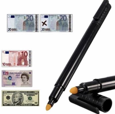 DETECTOR DE BILLETES PLUMON EN DISPLEY TESTER PEN1