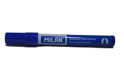 12 PLUMON PERMANENTE AZUL P/RED. MILAN1