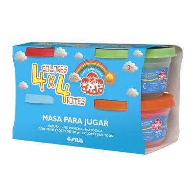 MASA POTE 4 UNID. 100 GRS C/U DIDO BIZ GIOTTO 899951