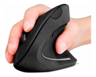 MOUSE VERTICAL INALAMBRICO NEGRO YELANDAR IRM D5  072891