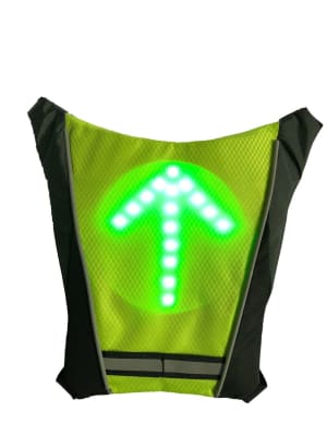 CHALECO SEÑALIZADOR CONCONTROL REMOTO RECARGABLE DURACION DE 20 HORAS KDS-DP013