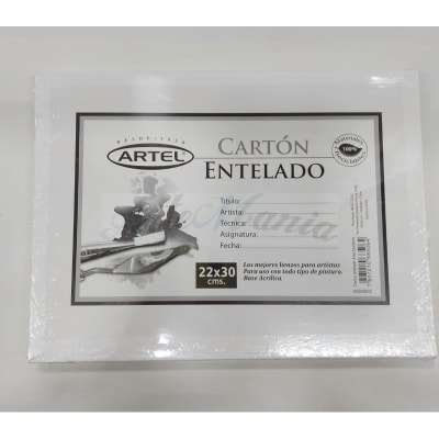 CARTON ENTELADO 22x30 CM ARTEL 206805061