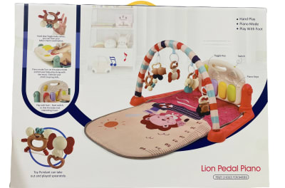 GIMNASIO BEBE PIANO Y SONAJEROS ROSADO (PILAS NO INCLUIDA) OTE06501603