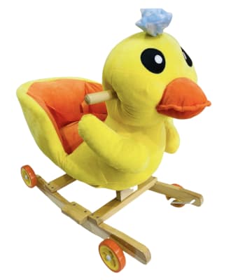 SILLA MECEDORA Y RUEDAS PATO AMARILLO 906601