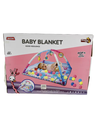 GIMNASIO PARA BEBE C/PELOTAS 30 UNID. ROSADO 023-26B1