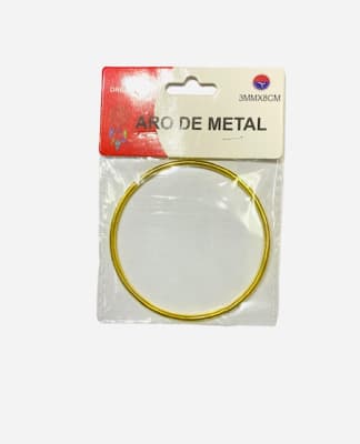 ARO DE METAL DORADO 8 CM X 3MM DREAM DIY 265011