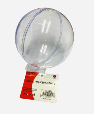 BOLA TRANSPARENTE ACRILICA 8CM. DREAM DIY 242042