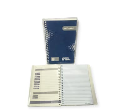 LIBRETA LINEAL C/ESPIRAL Y FORRO 60 HJS MOTARRO 2514171