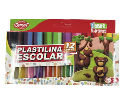 PLASTICINA 12 COLORES TRIANGULAR BACOQUE 8976172