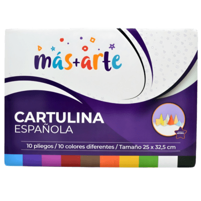 CARPETA DE CARTULINA ESPAÑOLA MÁS+ARTE1
