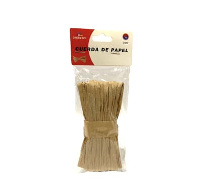 CUERDA DE PAPEL CHOCLO NATURAL 20 MT DREAM DIY 208821