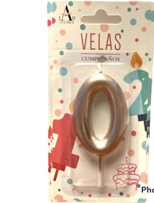 VELA CUMPLEAÑOS N°0 7CM F3001
