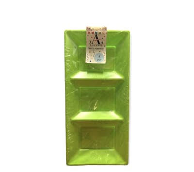 BANDEJAS 3 PCS 3 ESPACIOS F14891