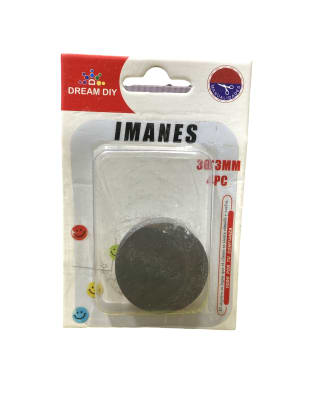 IMANES 4 PCS 30X3 MM REDONDO DREAM DIY 211741