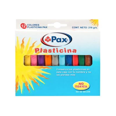 PLASTICINA 12 COLORES PAX 5429091