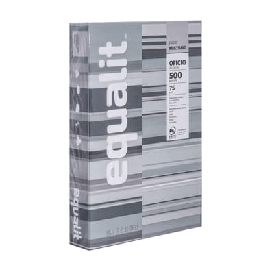 10 RESMA OFICIO 500 HOJAS 75 GRS. EQUALIT1
