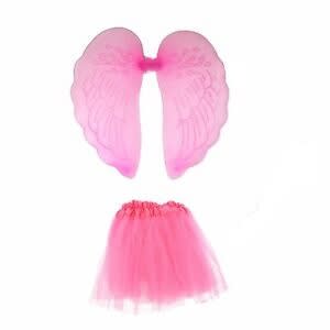 DISFRAZ TUTU ANGEL C/ALAS F2861