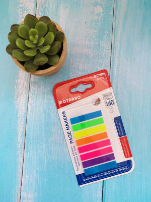 NOTAS ADHESIVAS 0.8X4.6 5 8 COLORES 160 HJS MOTARRO MU0511