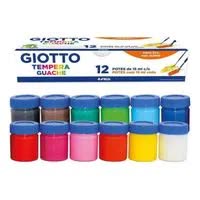 TEMPERA 12 COLORES 15 ML GIOTTO 17000