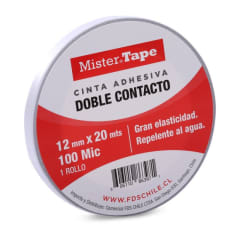 CINTA DOBLE CONTACTO 12 MM x 20 MT 100 MIC. 7331
