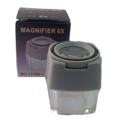 LUPA CUENTA HILO AJUSTABLE 8 X 42 MM