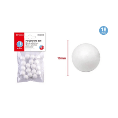 ESFERA DE PLUMAVIT 1.5 CM. 18 PCS. MOTARRO ME001-15