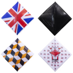 PAPEL PARA VOLANTIN 40X40 ESTAMPADO SURTIDO FIESTAS PATRIAS