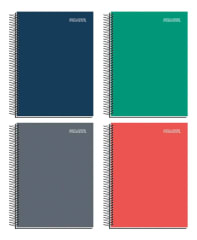 CUADERNO TRIPLE 150 HJS 3 MATERIAS SOFT TOUCH PROARTE 31443-9