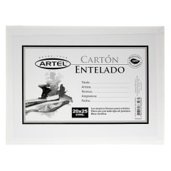 CARTON ENTELADO 20X25 CM ARTEL 206805004