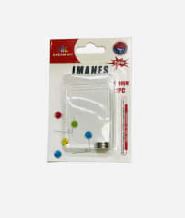 IMANES 5 PCS NIQUELADO PLATA 10MMX1MM DREAM DIY 22962