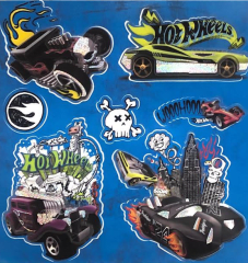 STICKER  ROOM HOT WHEELS RELIEVE